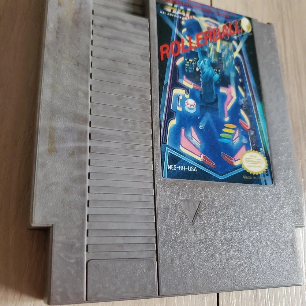 Rollerball Nintendo NES Game Pinball HAL America NTSC-U/C Cartridge Only Arcade